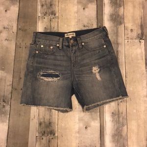 Madewell Distress Denim Shorts